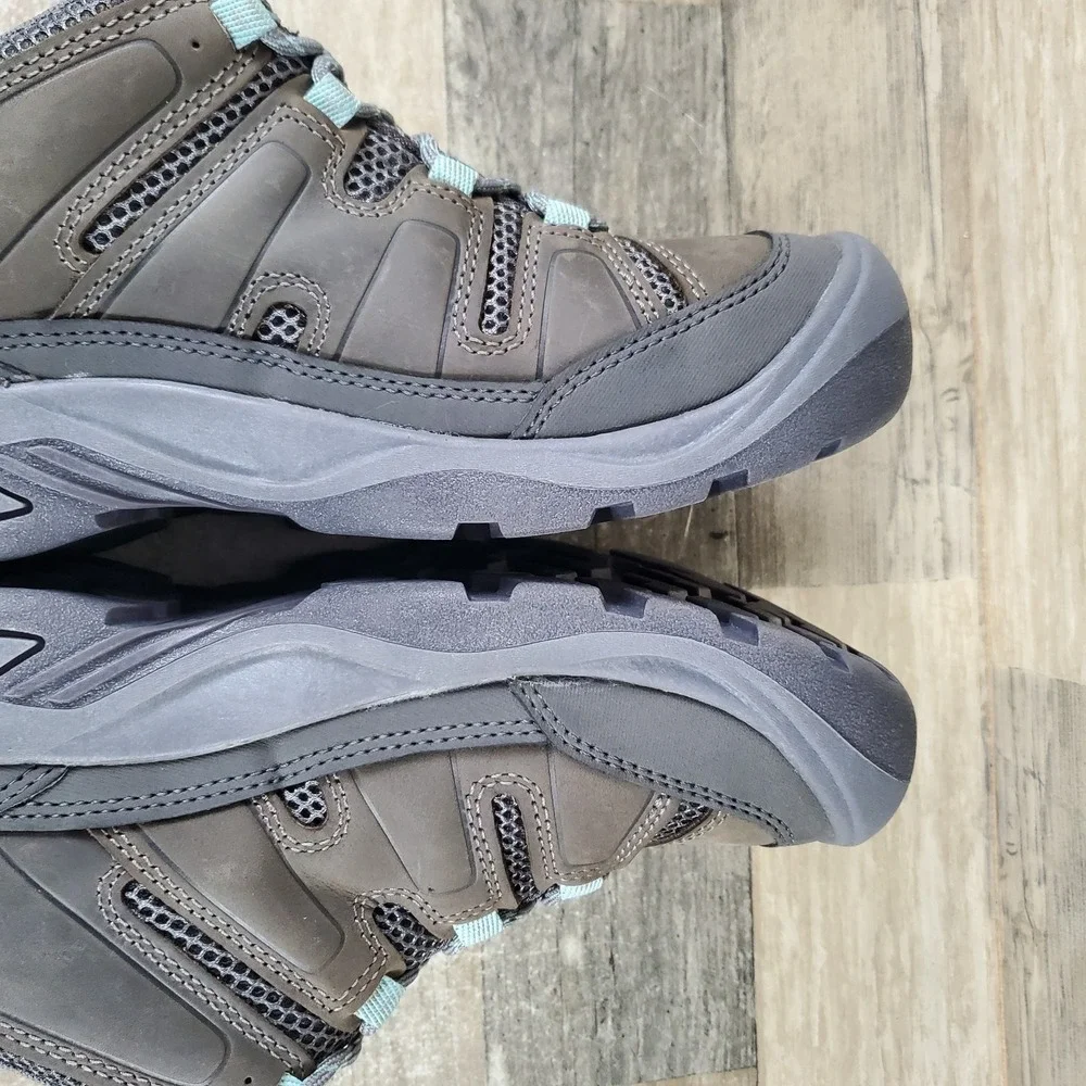 Keen Circadia Vent Womens Shoes Sz 9 Steel Gray Cloud Blue Waterproof Hiking